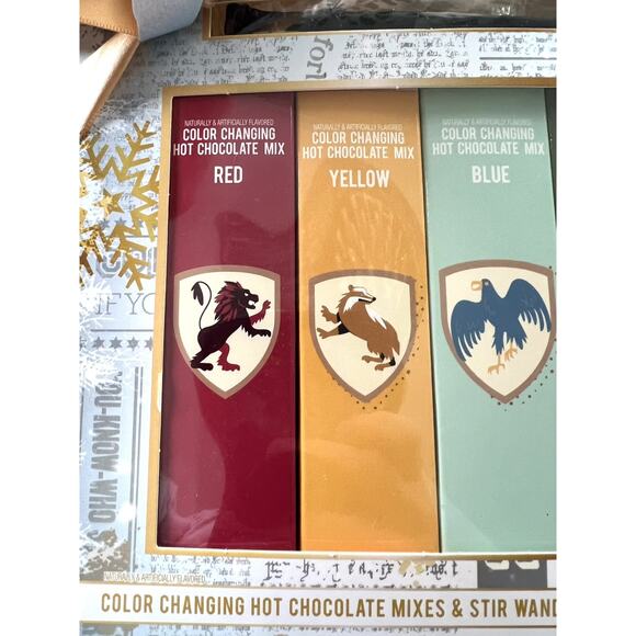 Harry Potter Color Changing Hot Chocolate Mixes & Stir Wand - New, Sealed - Picture 2 of 10